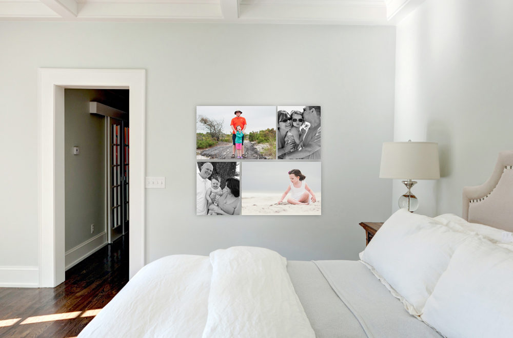 Image showing portraits of family, in web designers home