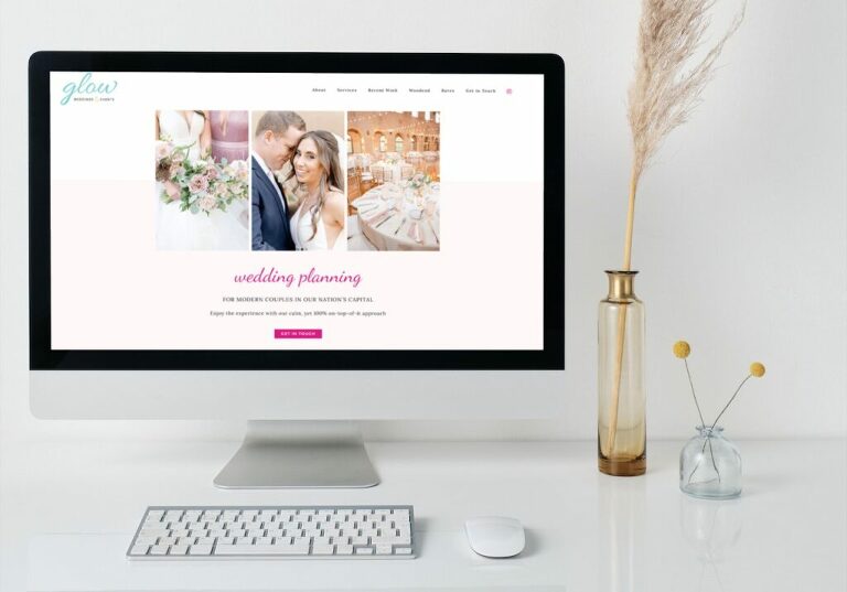 website design for wedding planners