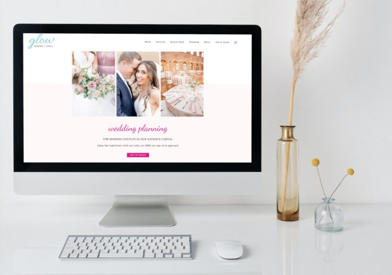 website design for wedding planners