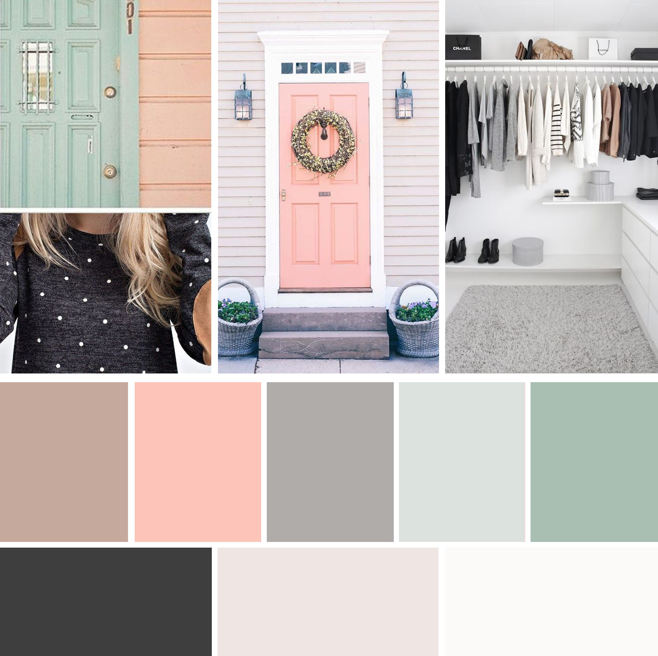 Color palette - branding for photography websites