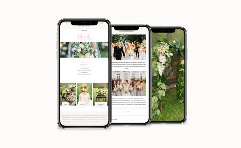 website design for wedding vendors