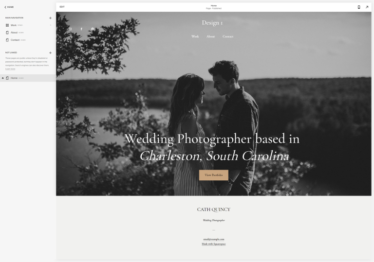 SquareSpace templates for photographers - how to setup your new website