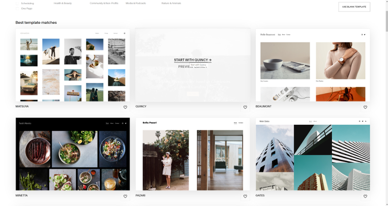 SquareSpace Template for Photographers and Creatives