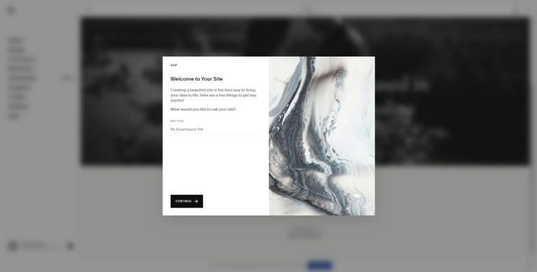SquareSpace templates for creatives, how to start a website